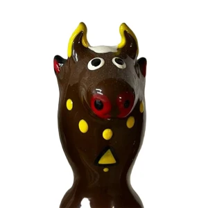 CONDOMERIE - PRESERVATIVI NOVITÃ DIPINTI A MANO BULL BLACK MODELLO 2